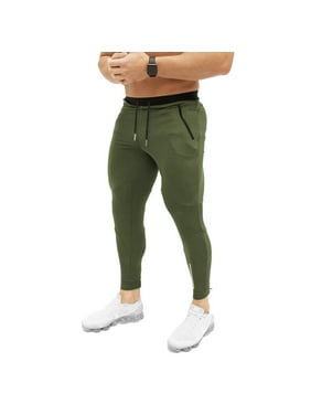Spirio Mens Big & Tall Casual Multi-Pockets Solid Color Cargo Jogger Pants 